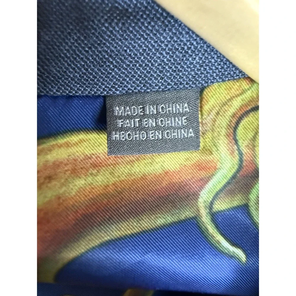 Indochino Luxury Wool Blazer Sportcoat 40R Navy Blue Jellyfish Lining Custom